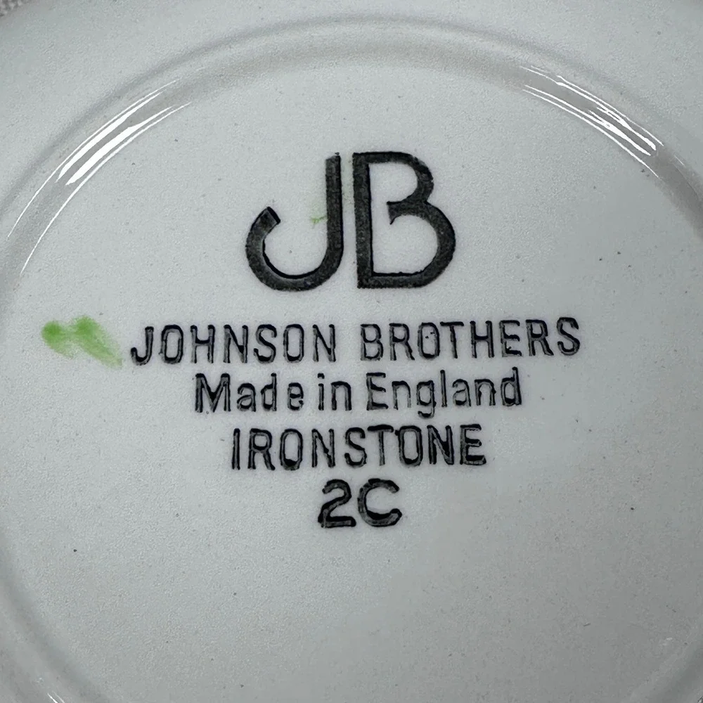 Vintage Johnson Brothers Heritage Hall Brown Ironstone Coasters England Set of 8